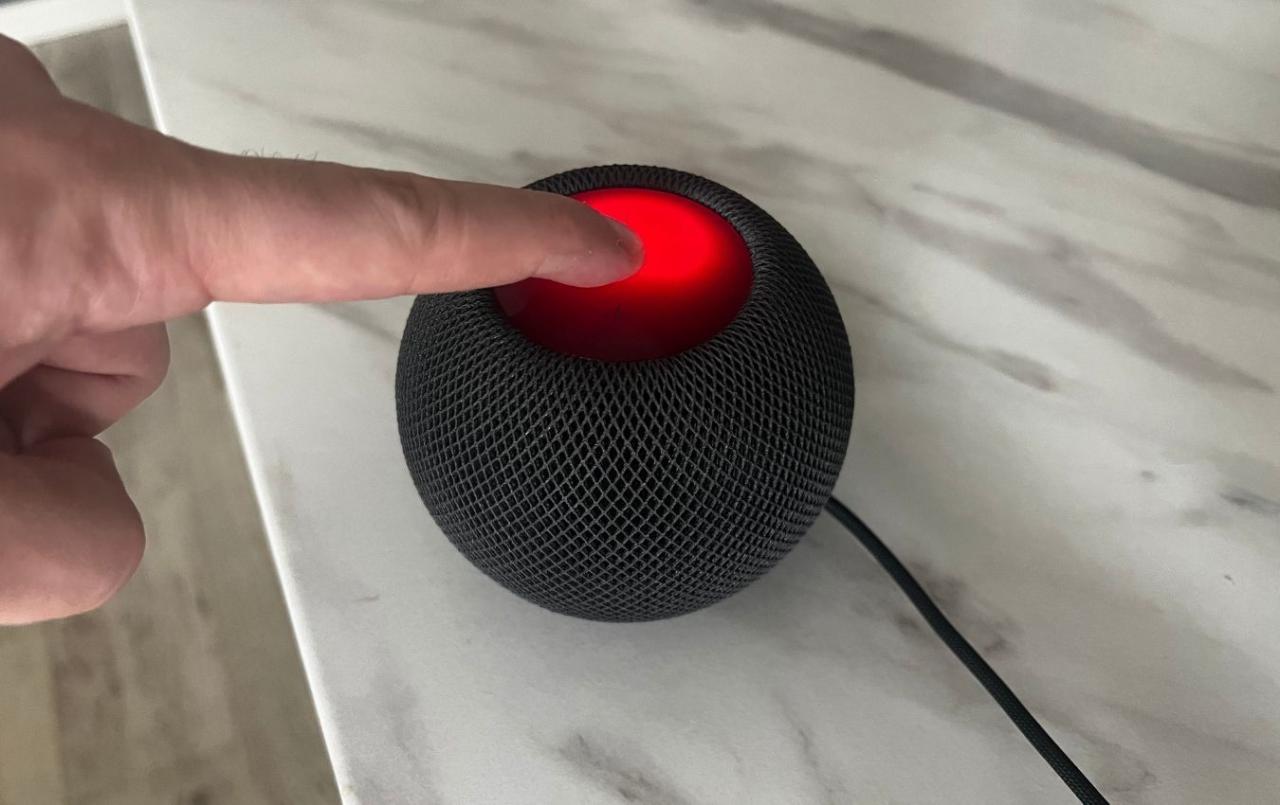 Manual Reset HomePod mini