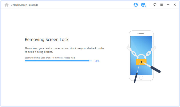 removing screen lock