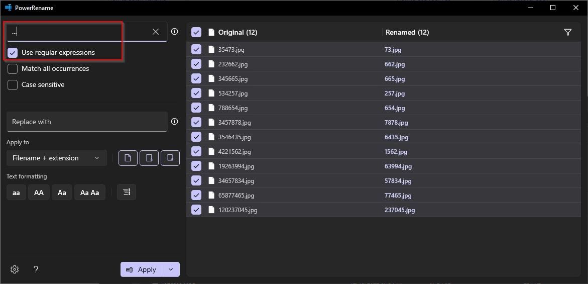 PowerRename Regex Any Three Characters From The Beginning