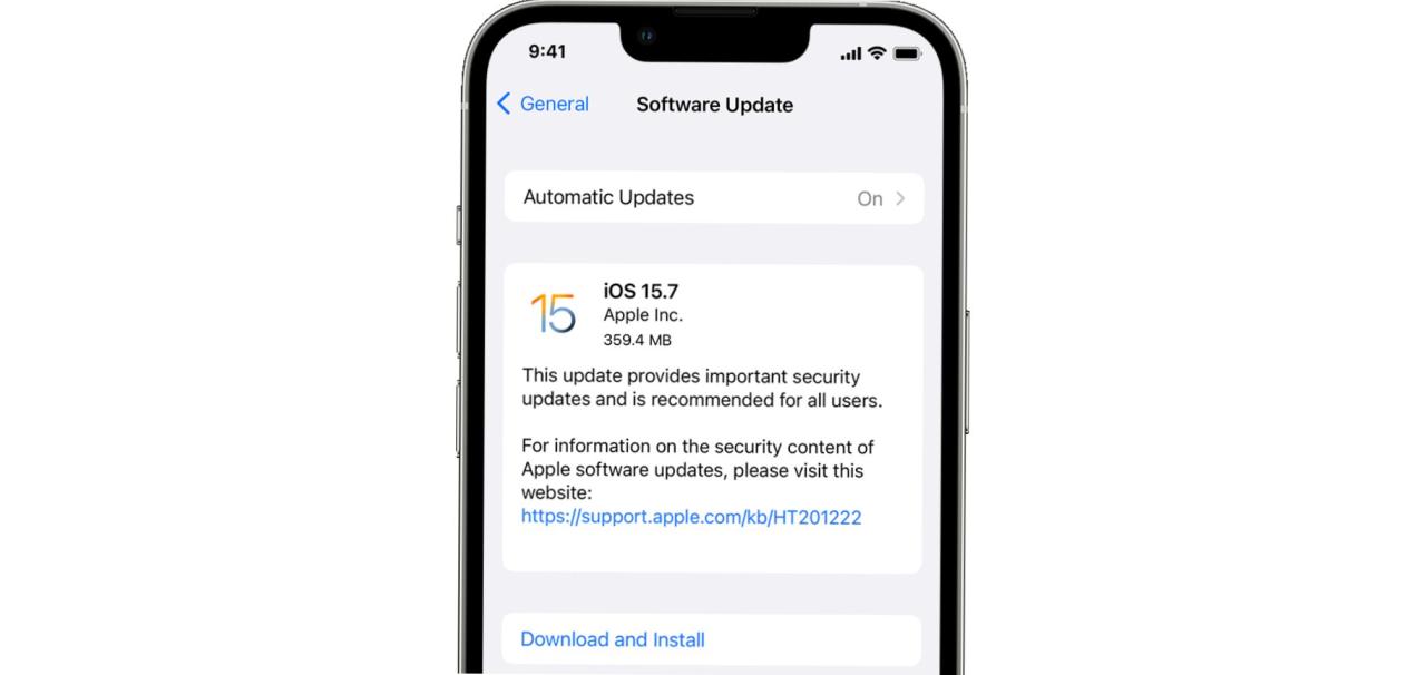 update ios software