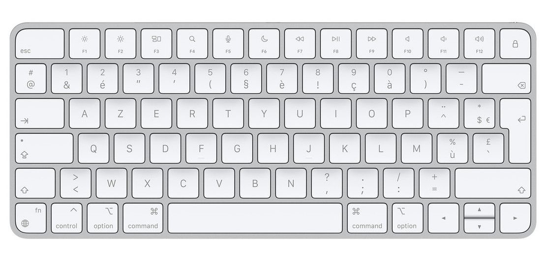 White French Apple Magic Keyboard