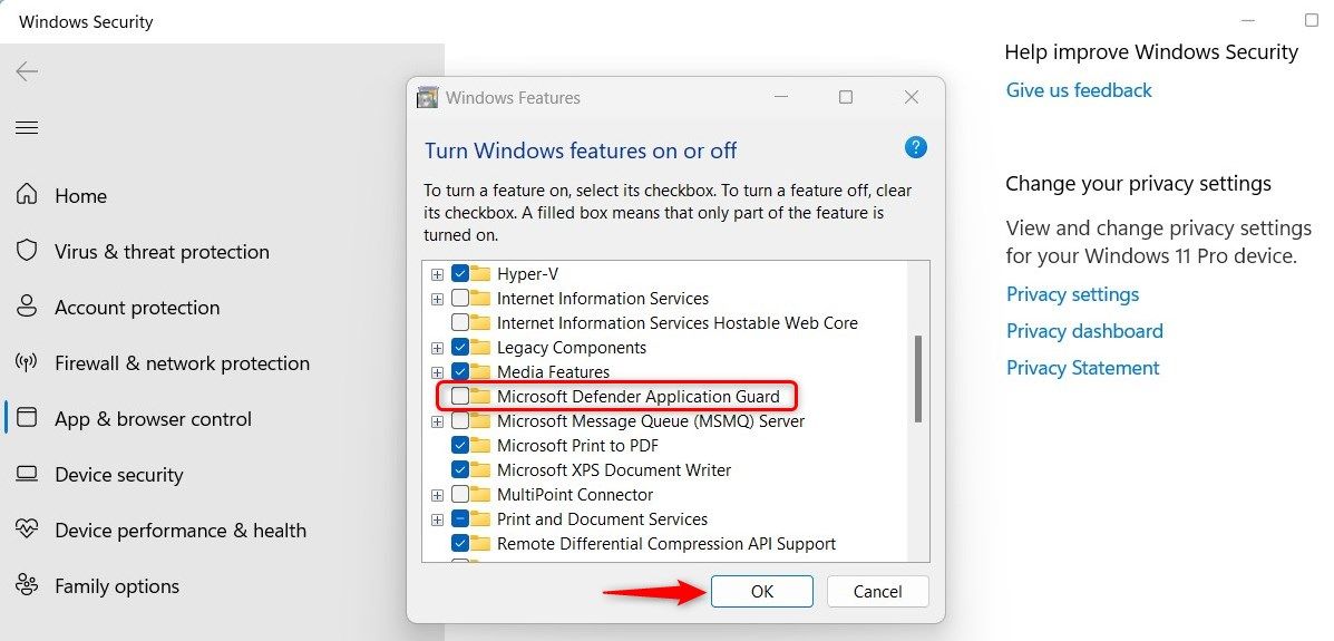 Add Microsoft Defender Application Guard for Edge