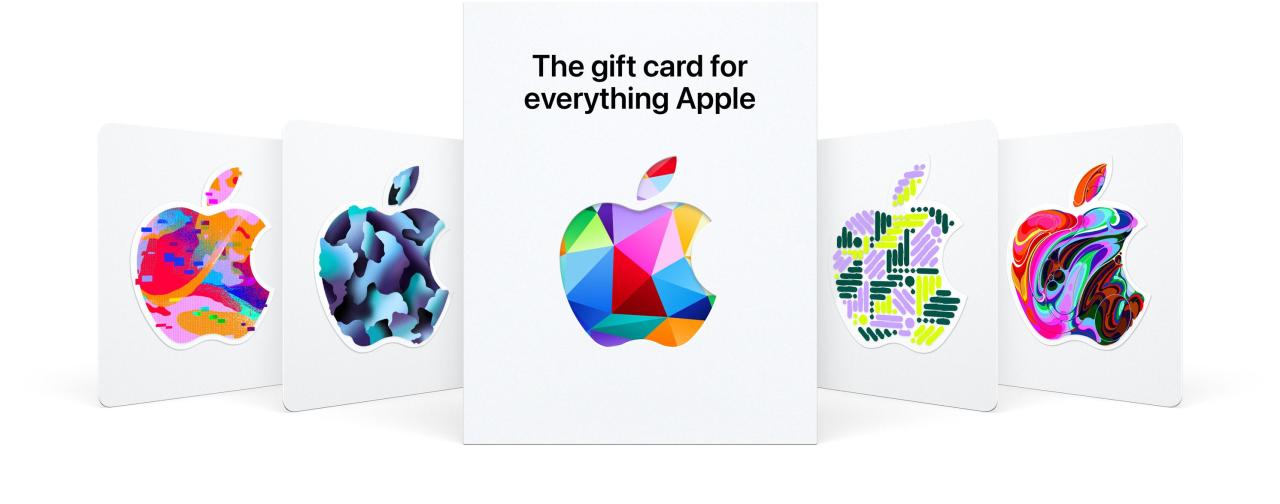 Apple gift cards