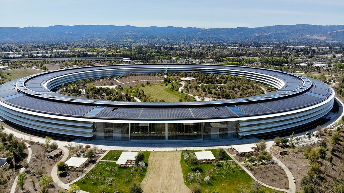 Apple Park aerial view