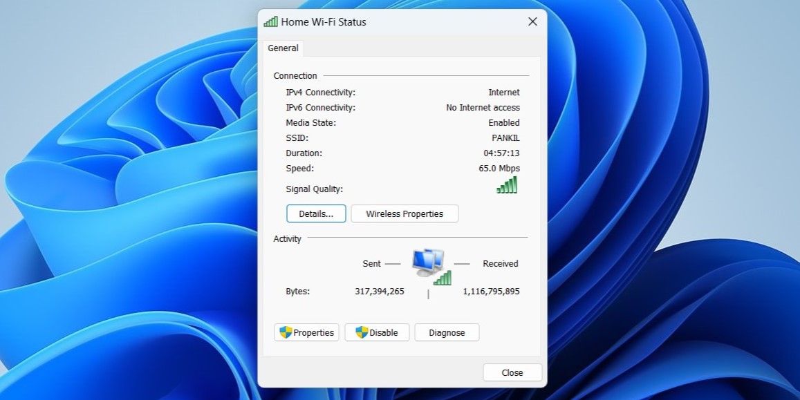 Check System Uptime Using Control Panel