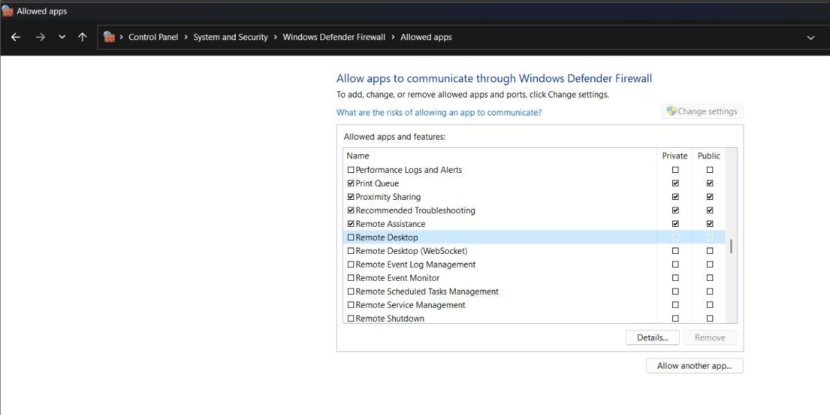 Disable Remote Desktop Using Windows Firewall