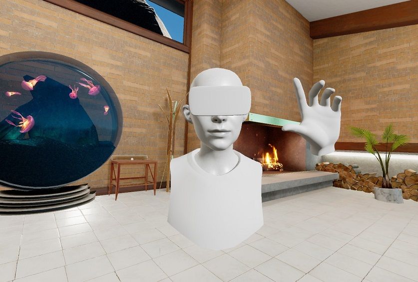 A screenshot captured in Dash\'s Home VR feature