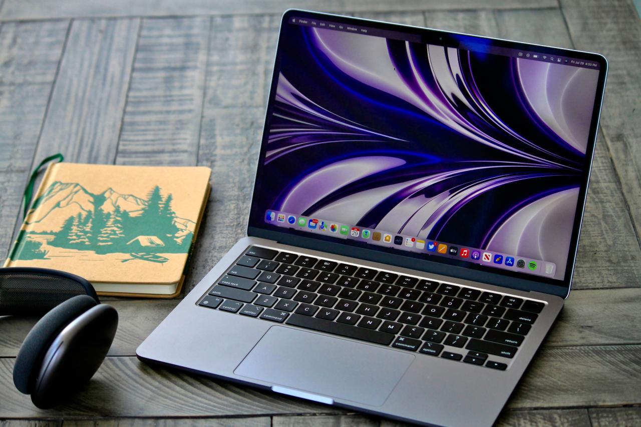 M2 MacBook Air in Space Gray