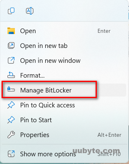 manage bitlocker windows 11