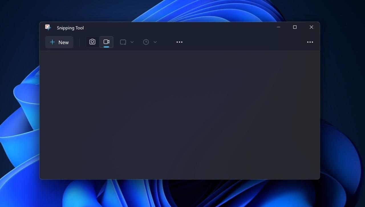 New Snipping Tool in Windows 11