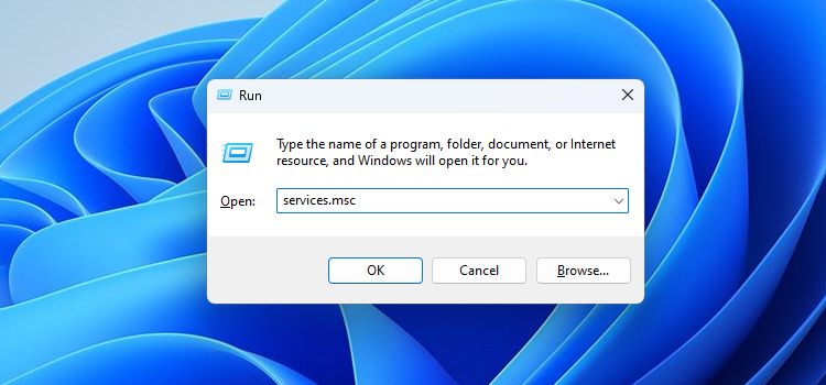 Services Shortcode In Run Dialog