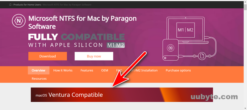 paragon ntfs for mac software homepage