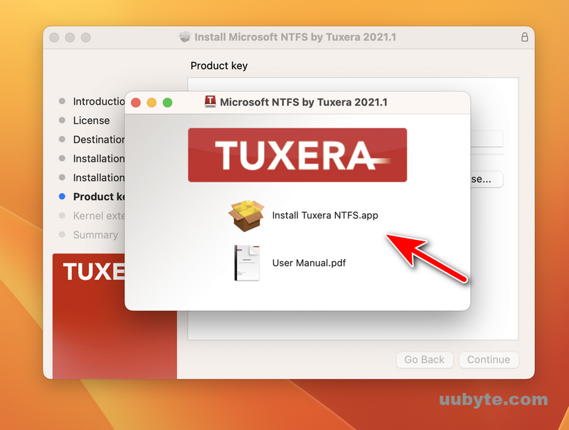 tuxera ntfs install