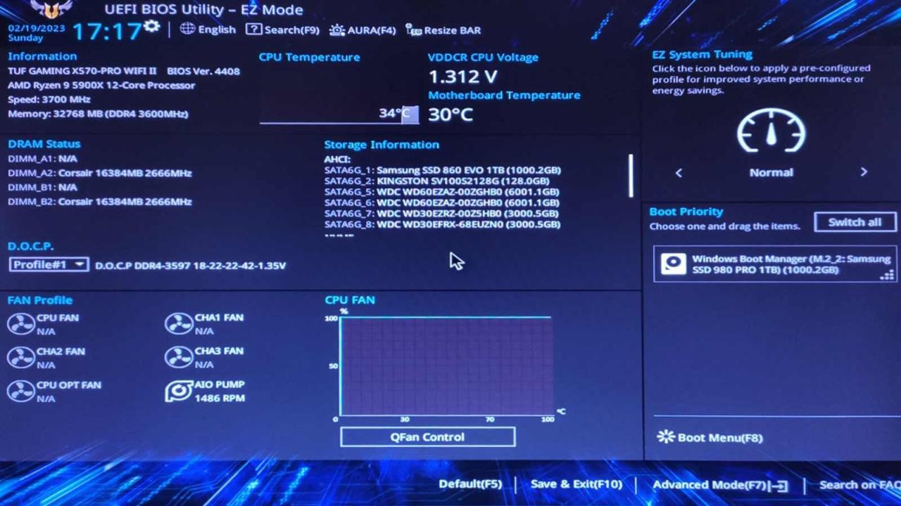 UEFI EZ Mode