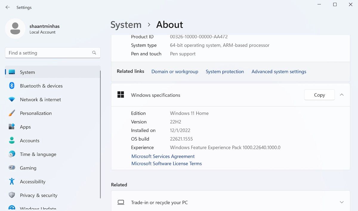 advanced system settings