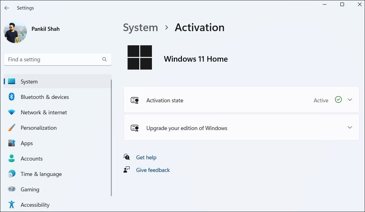 Check Activation Status on Windows 11