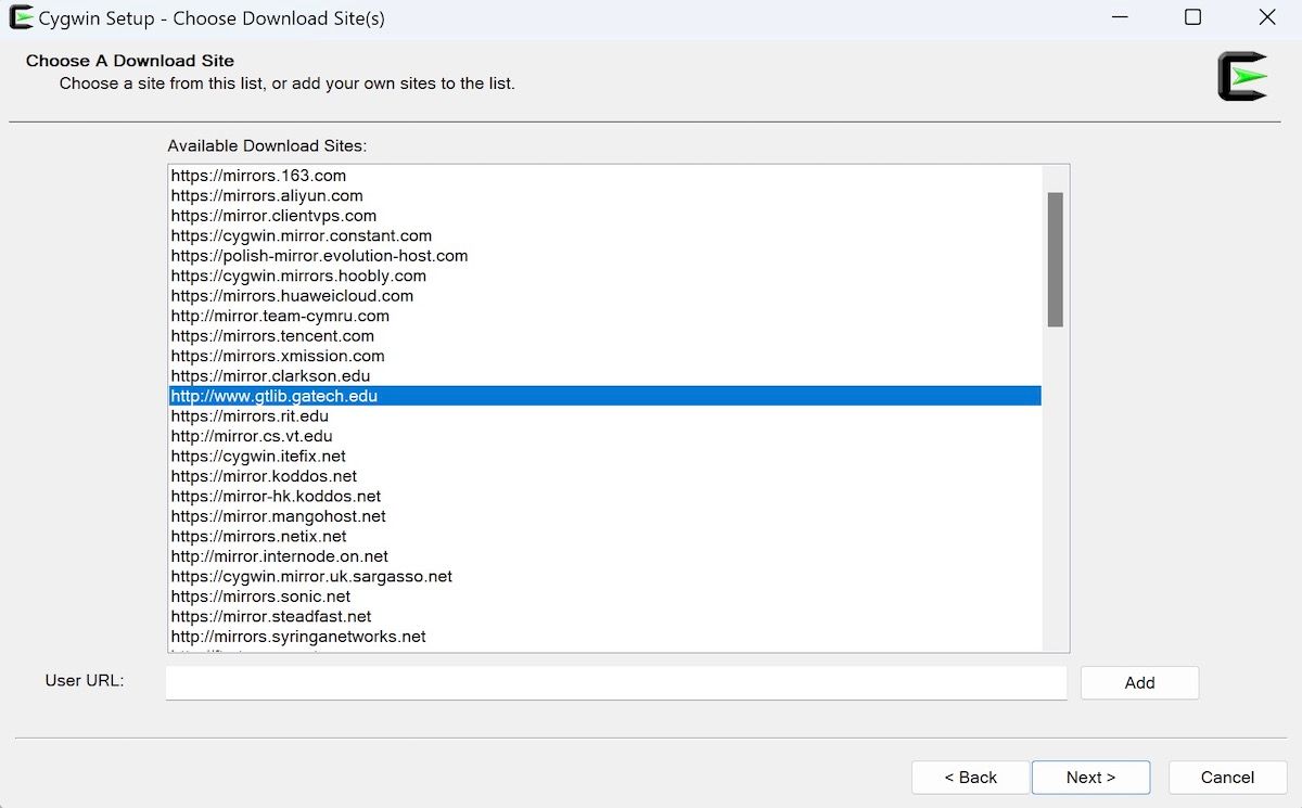 cygwin setup-1