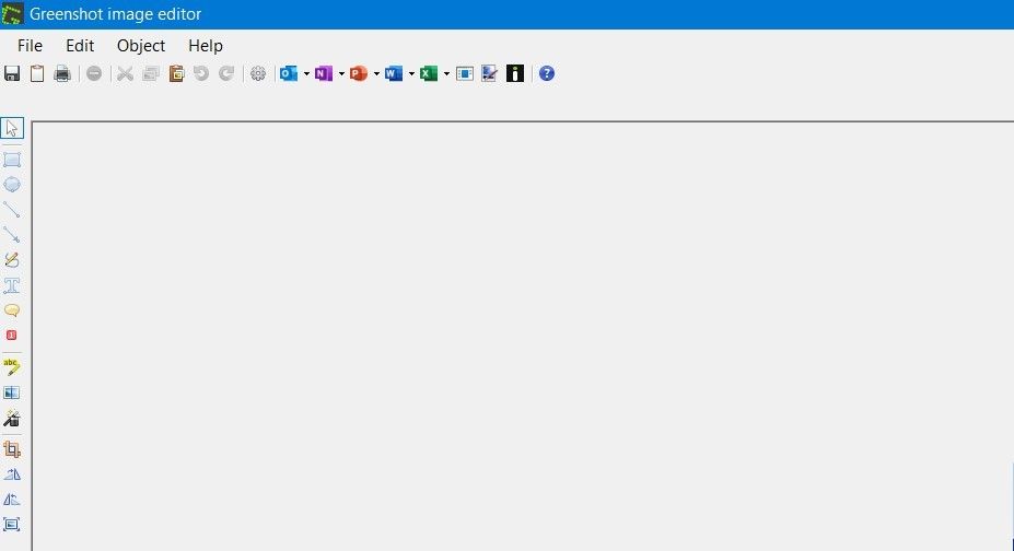 Screenshot Showing Greenshot Image Editor