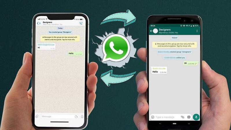 transfer whatsapp from android to iphone