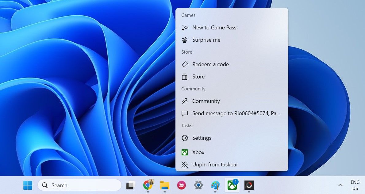 Unpin App From Windows Taskbar