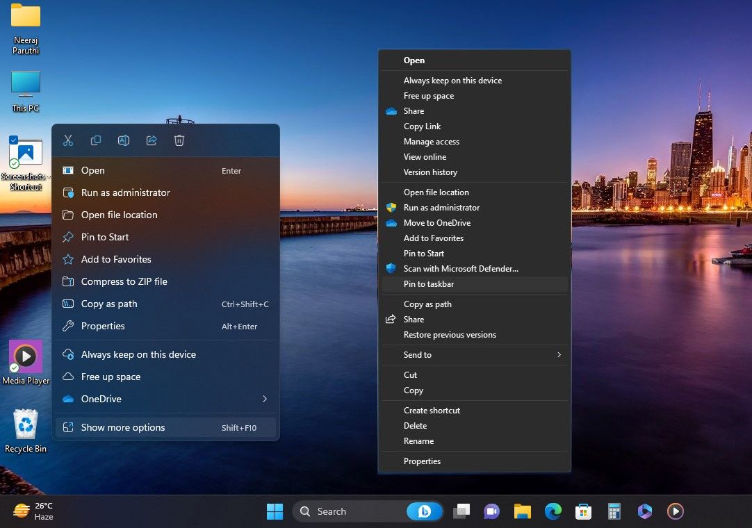 Folder Shortcut Being Pinned to Taskbar