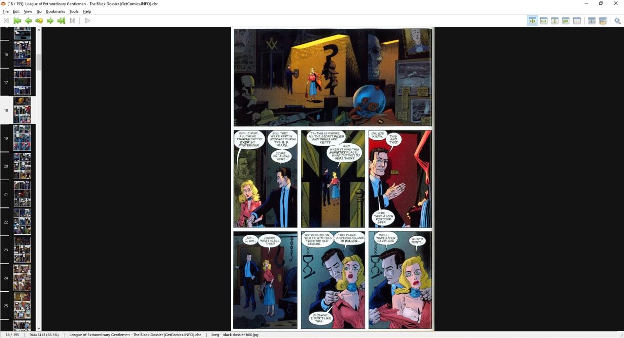 Screenshot of Mcomix