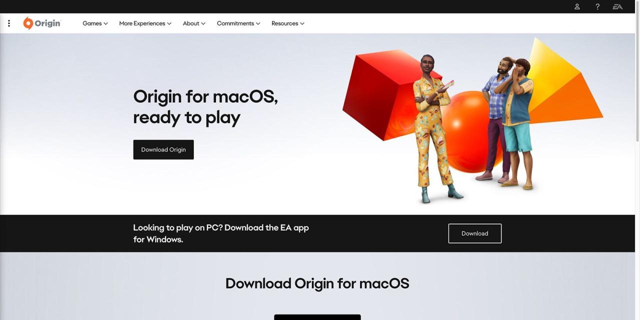 Download Origin for macOS