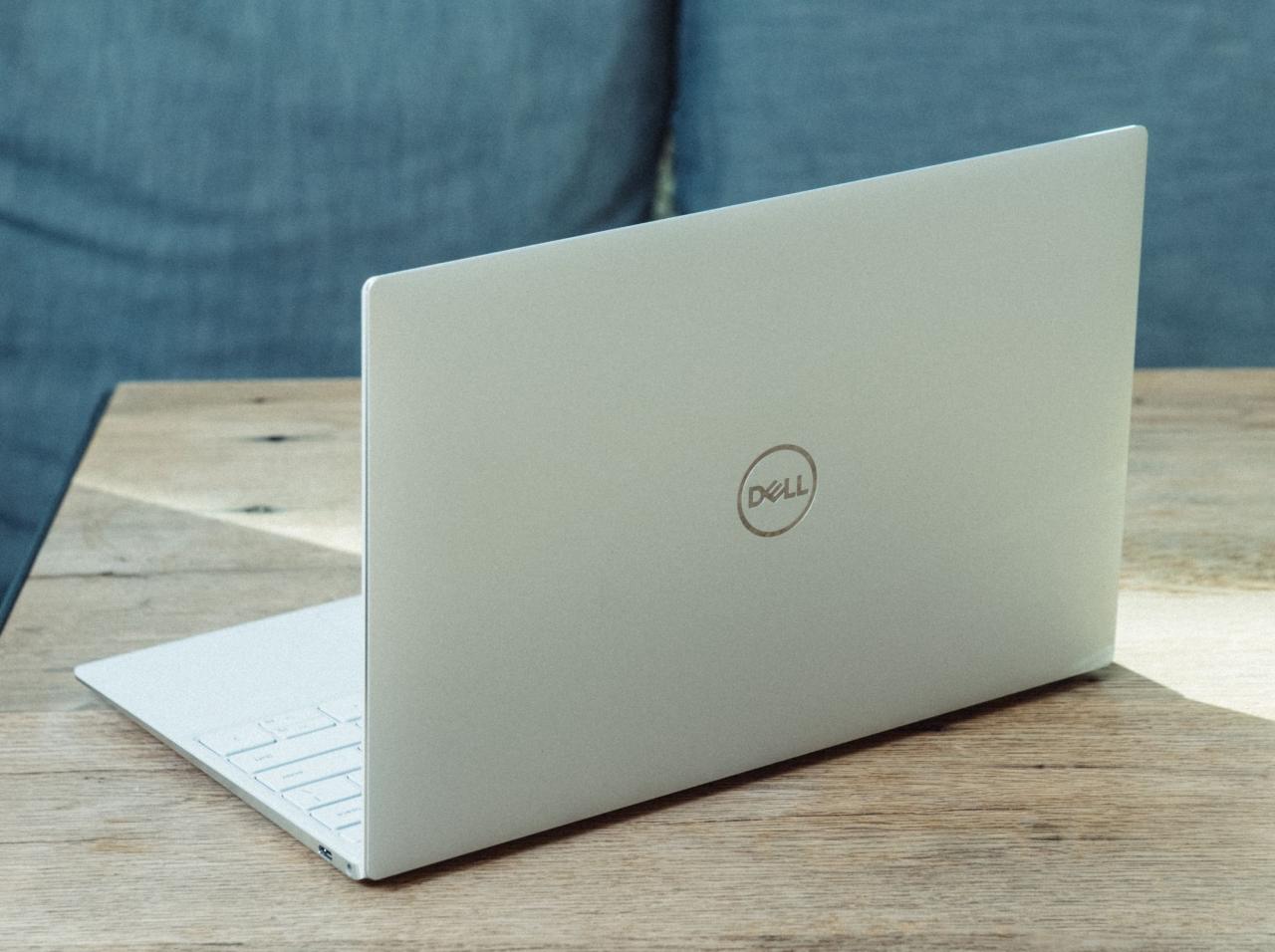 Image of a white laptop on a table-1