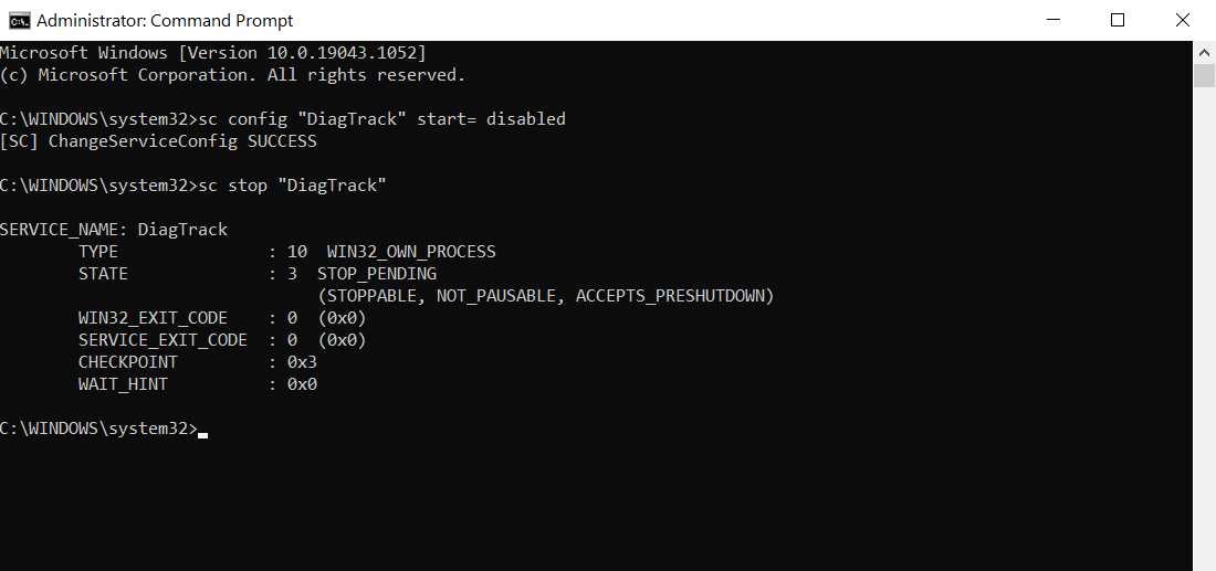 why is disk space at 100% - it could be Windows diagnostic tracking