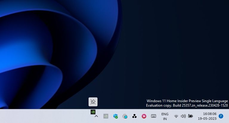 Unpin icon in the Taskbar