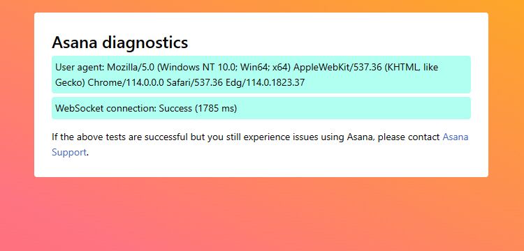 Asana Diagnostics Overview