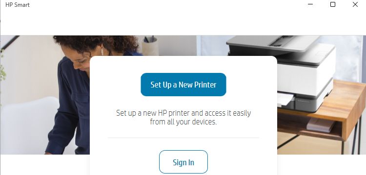 HP Smart App Setup