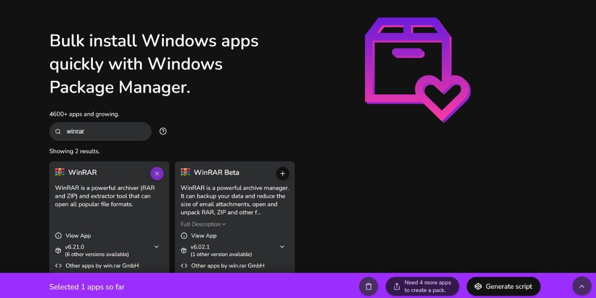 Install Multiple Apps Using a Custom App List in Winstall